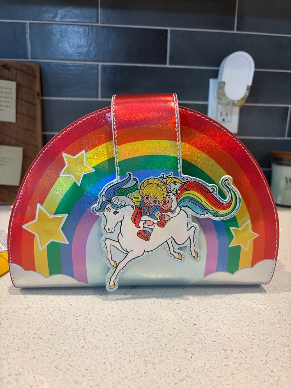 Rainbow Brite Light Up Loungefly Crossbody NWT - Picture 2 of 8
